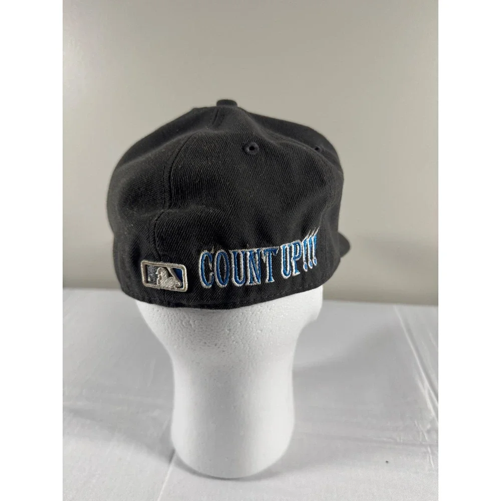 New Era 59FIFTY Toronto Blue Jays Hat Black Fitted 7 1/8 Count Up MLB Baseball